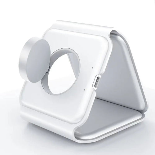 AURAFOLD 3-in-1 Foldable Magnetic Charging Station for iPhone, Apple Watch and AirPods ⭐⭐⭐⭐⭐ - Techvortex