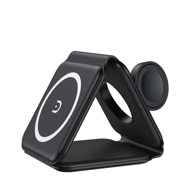 AURAFOLD 3-in-1 Foldable Magnetic Charging Station for iPhone, Apple Watch and AirPods ⭐⭐⭐⭐⭐ - Techvortex