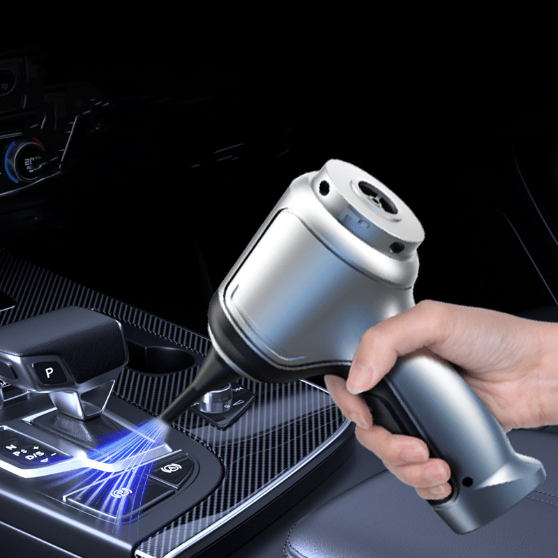 DETAILPRO Ultra-Lightweight Car Vacuum & Jet Blower –Rechargeable Cordless Deep Cleaning Kit - Techvortex