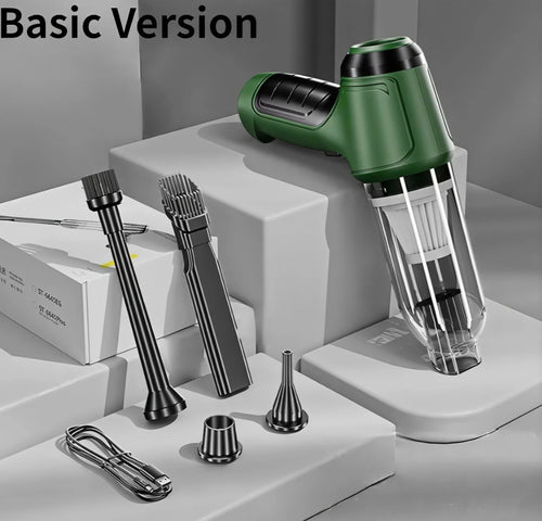 DETAILPRO Ultra-Lightweight Car Vacuum & Jet Blower –Rechargeable Cordless Deep Cleaning Kit - Techvortex